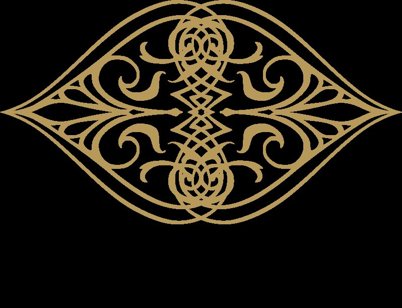 The Illuminati Magic ornamental mark in gold.