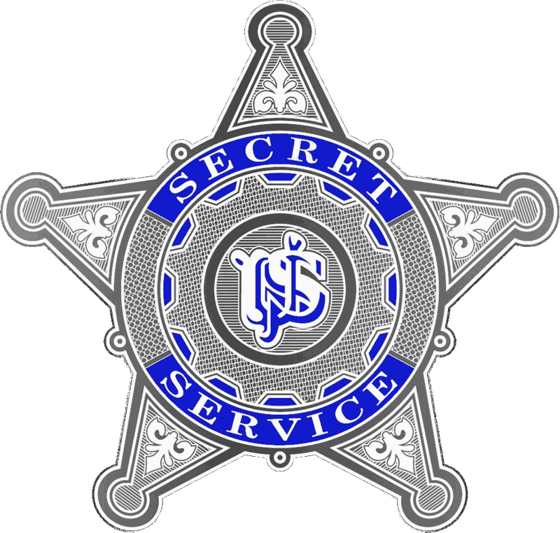 United States Secret Service star badge.