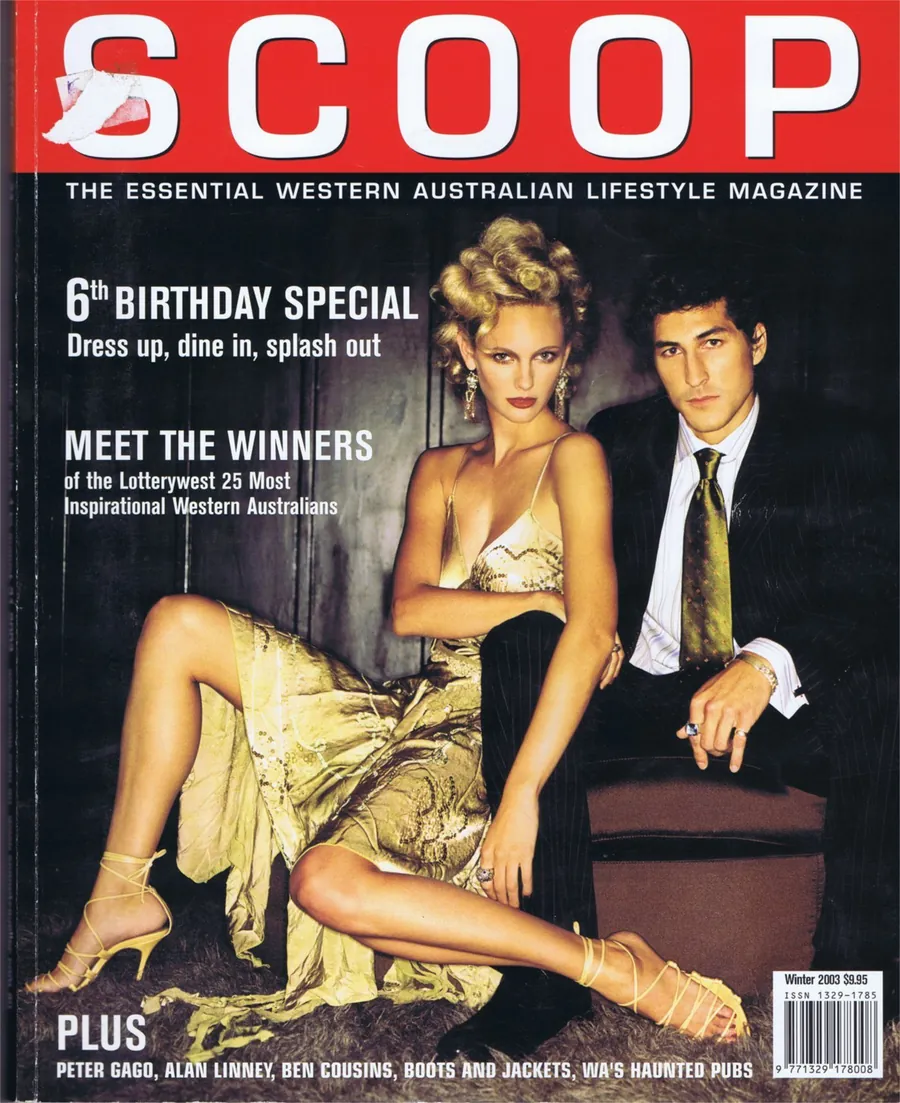 Scoop magazine 2003 cover featuring Nathan Buzza.